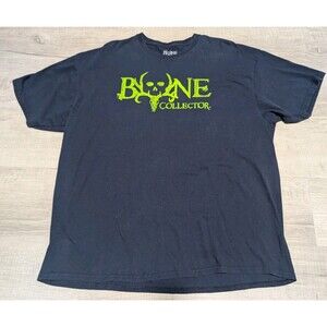 Bone Collector T Shirt Men's Size 2XL Skull Bone Cotton Navy Hunting